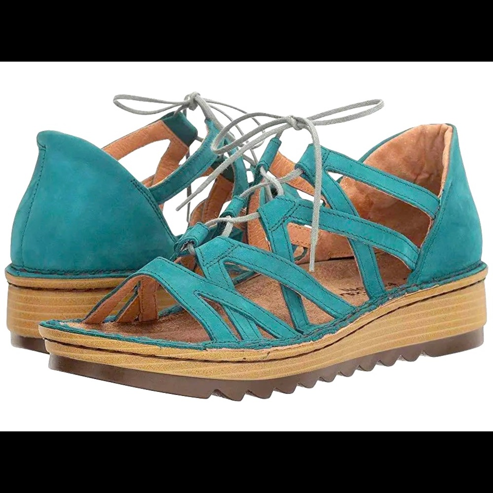 Women's Naot Yarrow Wedge Sandal Sz 40/9